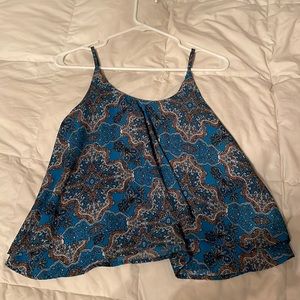 Macy’s Casual baby blue summer top